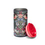 Featuring an Arts & Crafts pattern by William Morris, the travel cup is made of stainless steel.